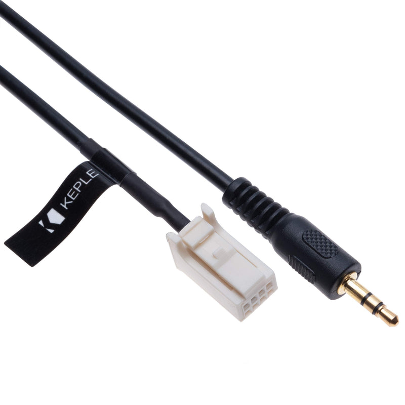 [AUSTRALIA] - AUX Input Audio Cable Adapter Compatible with Suzuki SX4 Grand Vitara Swift Jimny Clarion car Radio and Subaru BRZ Forester Outback Legacy Impreza | 8 pin | 4.9 ft 