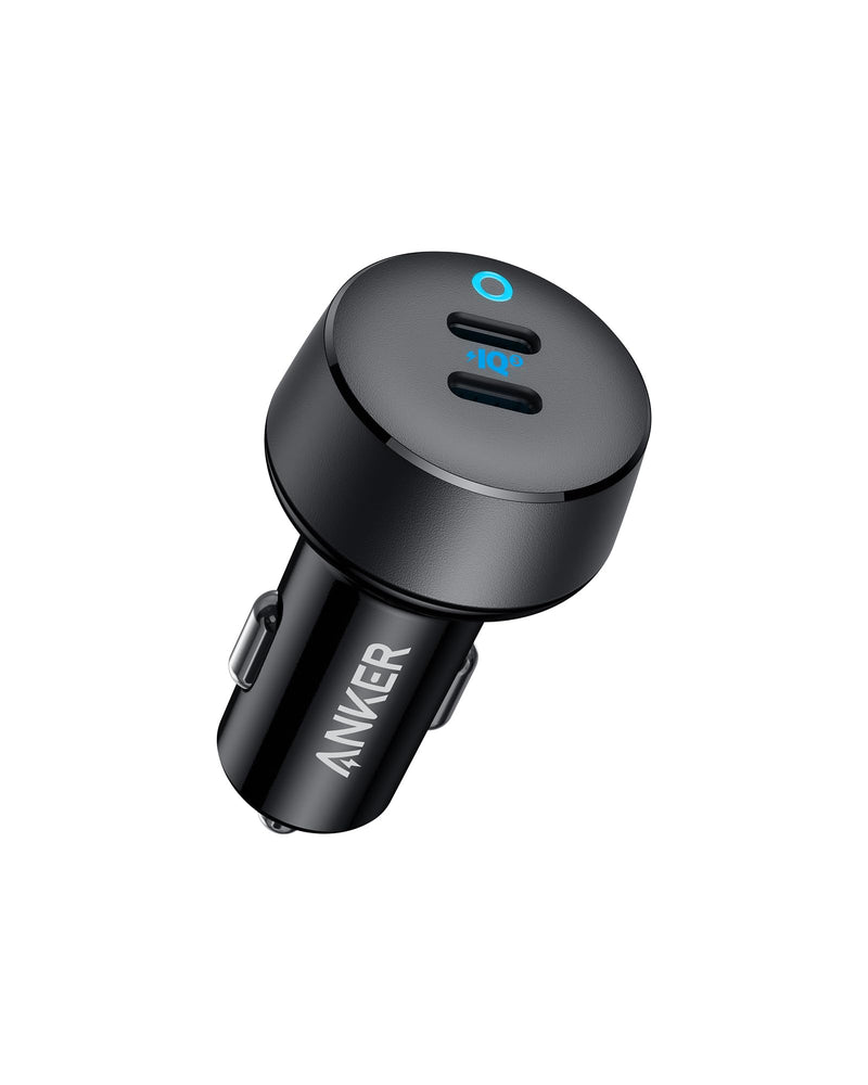 Anker USB C Car Charger, 40W 2-Port PowerIQ 3.0 Type C Adapter, PowerDrive III Duo with Power Delivery for iPhone 14 13 12 11 X XS Pro Max mini, Galaxy S22/S20/S10, Pixel, iPad/iPad mini, and More