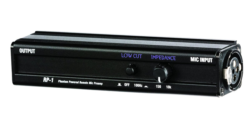 ART RP-1 Single Channel Phantom Powered Microphone Preamp, Black (RP1)