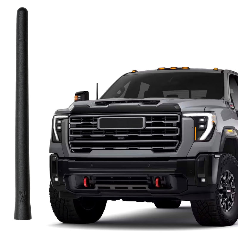 [AUSTRALIA] - AntennaMastsRus - The Original 6 3/4 INCH for GMC Sierra 2500 (2020-2026) - Car Wash Proof Short Rubber Antenna - Reception Guaranteed - German Engineered - Internal Copper Coil 