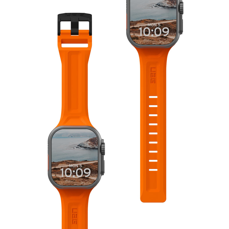 URBAN ARMOR GEAR UAG Compatible with Apple Watch Band 49/46/45/44mm & 42/41/40mm iWatch Series Ultra 3/Ultra 2/Ultra/4-11/SE3/SE2/SE Scout Watch Strap Orange Casual Solid