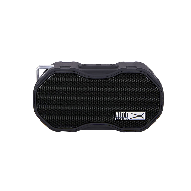 [AUSTRALIA] - Altec Lansing - Baby Boom Waterproof Bluetooth Speaker, Wireless & Portable for Travel & Outdoor Use, Deep Bass & Loud Sound, 1 Pack (Black) Black 