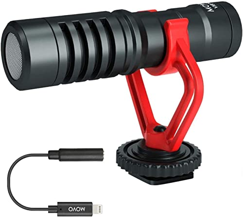 Movo VXR10 Microphonewith Lightning Dongle for iPhones