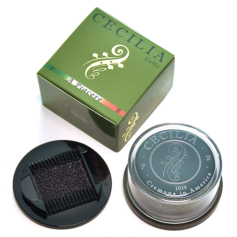 [AUSTRALIA] - CECILIA ‘A Piacere’ Rosin for Cello, Rosin Specially Formulated Cello Rosin for Cello Bows with Included Rosin Spreader (Full Cake) Full Cake 