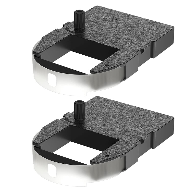 Replacement for Pyramid 4000R Replacement Ribbon Used with Pyramid 3000HD, 3500, 3700, 4000, 4000HD Time Clocks, Individually Sealed, Pre-Installed Ribbon Shield, 2 Pack