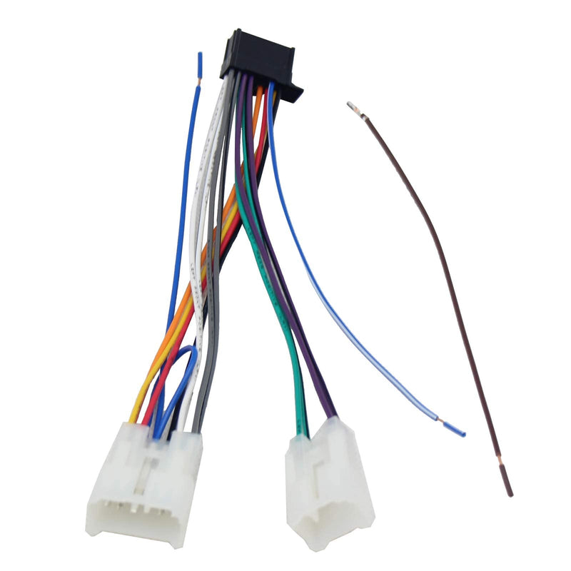 [AUSTRALIA] - RED WOLF Pioneer Stereo Radio Wiring Harness Replacement for Toyota Highlander Tacoma Prius 1994-2020, Subaru 2012-2018 Forester WRX 