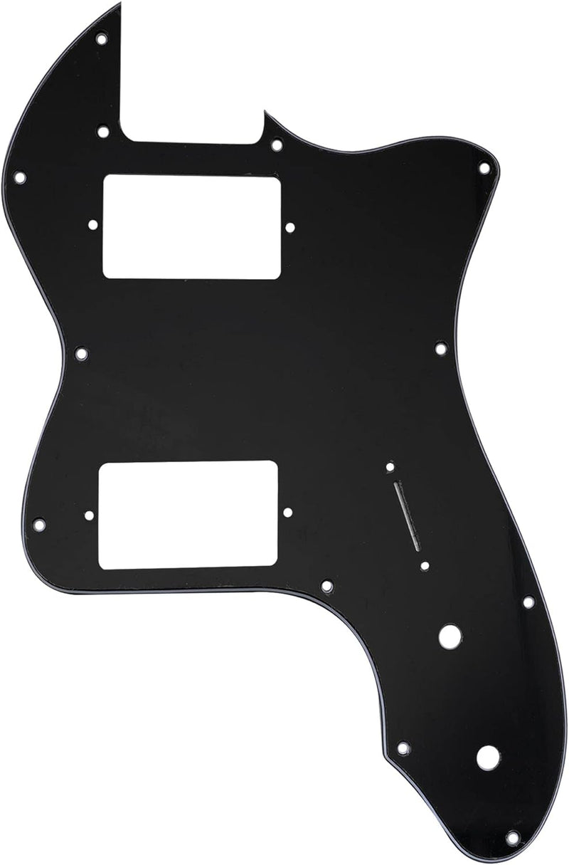 [AUSTRALIA] - Guitar Pickguard For Fender Telecaster 72 Thinline PAF Style Scratch Plate (3 Ply Black) 3 Ply Black 