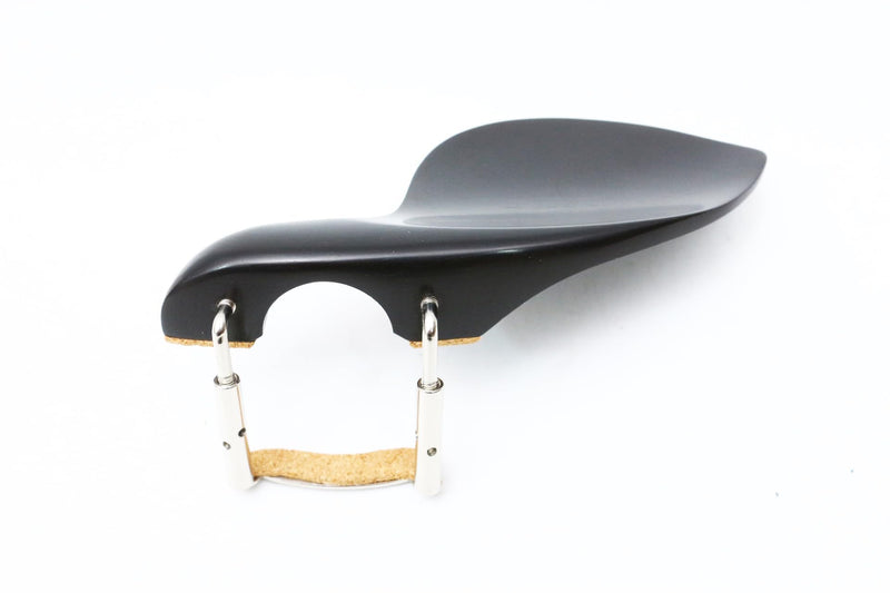 4/4 Left Hand Violin Chin rest Ebony Wood Violin Bracket With Chin rest Clamp Fiddle (left hand)