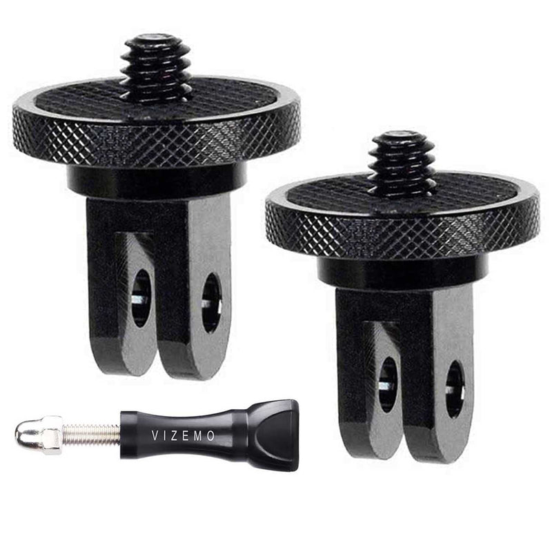 Aluminum Camera Tripod Adapter 1/4"-20 Conversion Mounts Compatible with Gopro Action Cameras Insta360 and Other Standard 1/4 Accessories, Quarter Inch Mount for GoPro Ecosystem