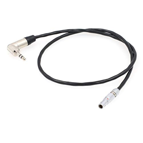 SZRMCC Tentacle Sync Zaxcom 3.5mm TRS to 00B 4 Pin Male Timecode Cable for RED Epic Scarlet DSMC2 Camera Straight 4 Pin
