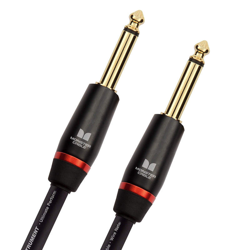Monster Prolink Bass Instrument Cable. 12 ft Guitar Cable. Straight to Straight Bass Guitar Cable. 95% Copper Braided Shield Cable Bass Guitar. Bass Guitar Cable.