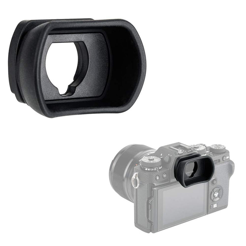 Kiwifotos Long Soft Viewfinder Eyecup Eyepiece for Fuji Fujifilm X-T5 X-T4 X-T3 X-T2 X-T1 X-H1 X-H2 X-H2S XT5 XT4 XT3 XT2 GFX 50S II GFX100S GFX100 Camera,Replace Fujifilm EC-XT L,EC-GFX,EC-XHW Eyecup Fujifilm EC-XT L Replacement