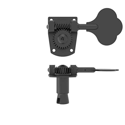 Hipshot HB7 Bass Side Bass Tuning Machine (1) With Clover Key - BLACK