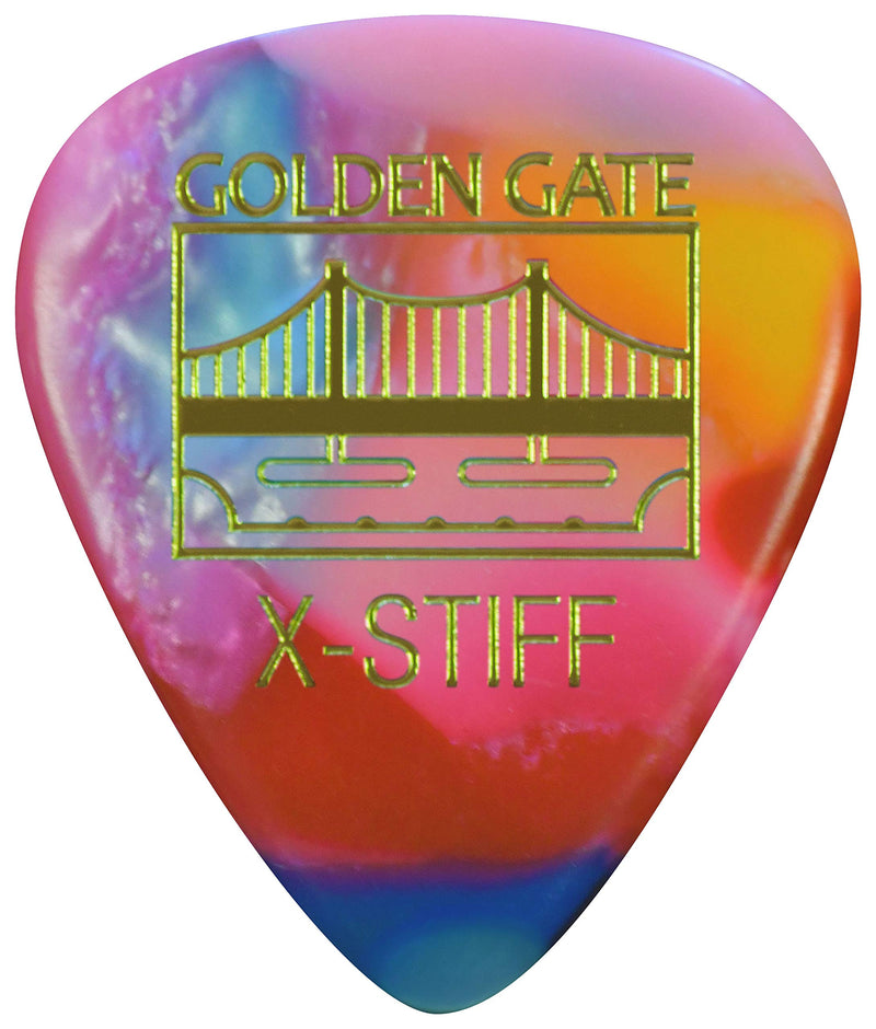 [AUSTRALIA] - Golden Gate Guitar Picks (MP-147), Clown Confetti,The Sideman - X-Stiff 