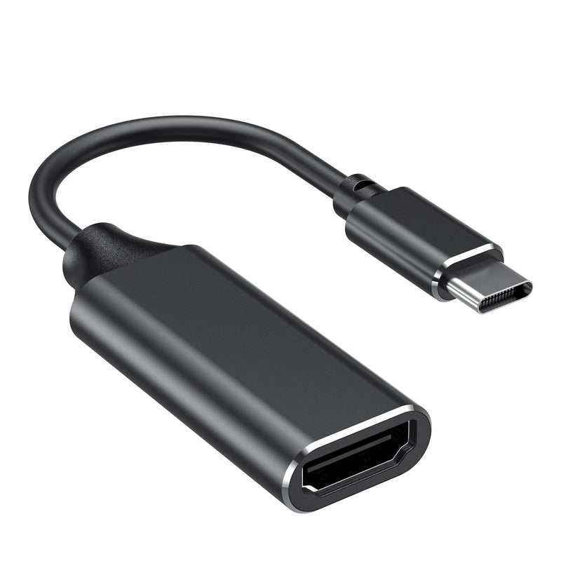 RayCue USB C to HDMI Adapter 4K, USB Type-C to HDMI Adapter [Thunderbolt 3/4 Compatible] with iPhone 15 Pro/Max, MacBook Pro/Air 2023, iPad Pro, iMac, S23, XPS, Surface and More 1 pack Black