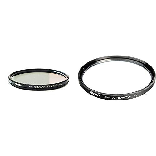 Tiffen 49mm Circular Polarizer & 49mm UV Protection Filter