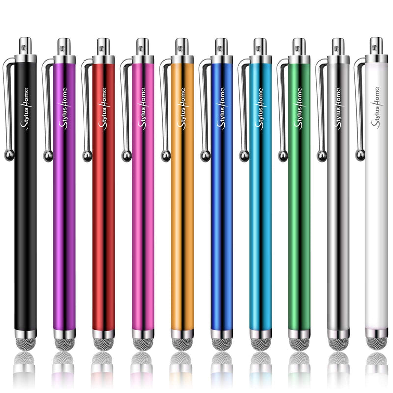 Stylus Pens for Touch Screens, StylusHome 10 Pack Mesh Fiber Tip Stylus Pens for ipad iPhone Tablets Samsung All Precision Capacitive Universal Touch Screen Devices