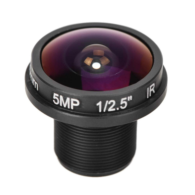 1.88mm Mini Fisheye Camera Lens, 5MP HD 180° Wide Angle M12x0.5 Thread CCTV Camera Lens for 1/3inch and 1/4inch CCD Chipsets/with an aperture of F2.0