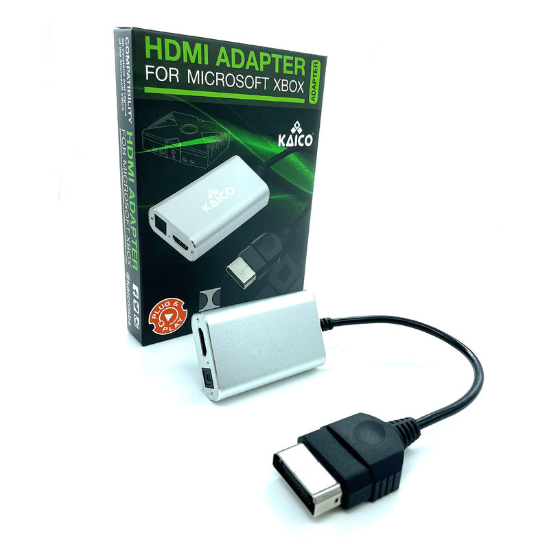 [AUSTRALIA] - Kaico Original Xbox to HDMI Adapter– HD Link Cable for Original Xbox Console– Supports 480i/480p/720p/1080i– Dolby Digital 5.1 via Optical Port– Plug & Play Converter with Toslink Audio Support 