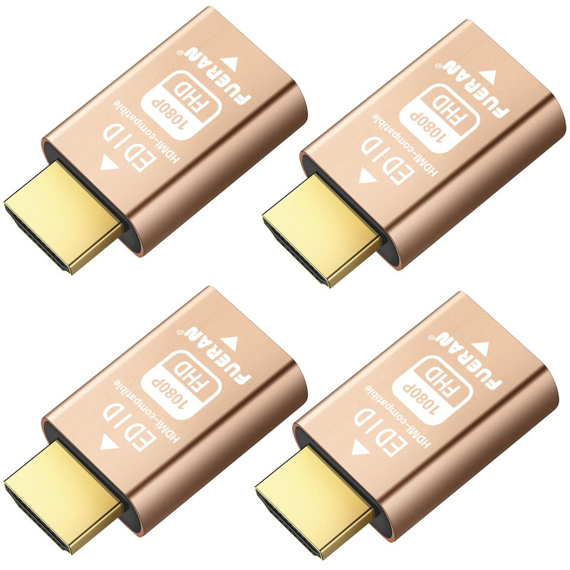 HDMI edid Emulator–Through for Video Splitters, Switches, Extenders & AV Receivers – Dummy hdmi Emulator, Stable Signal Output (1920x1080@60Hz-4P) 1920x1080@60Hz-4P