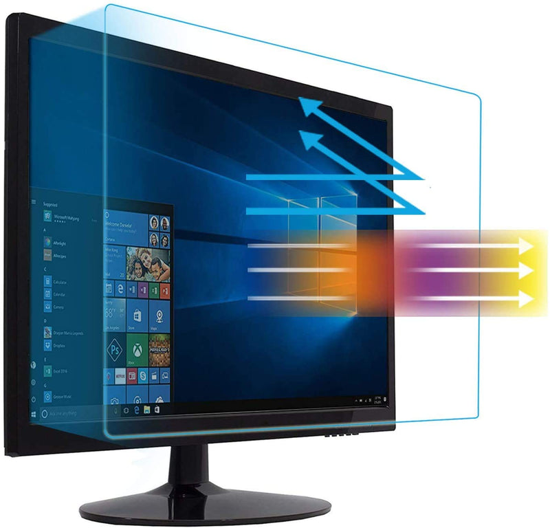 Anti Blue Light Anti Glare Screen Protector Fit Diagonal 17" Desktop Monitor 5:4 Widescreen(13.3" W x 10.6" H), Reduces Eye Strain Block UV and Reduce Fingerprint 17 Inch