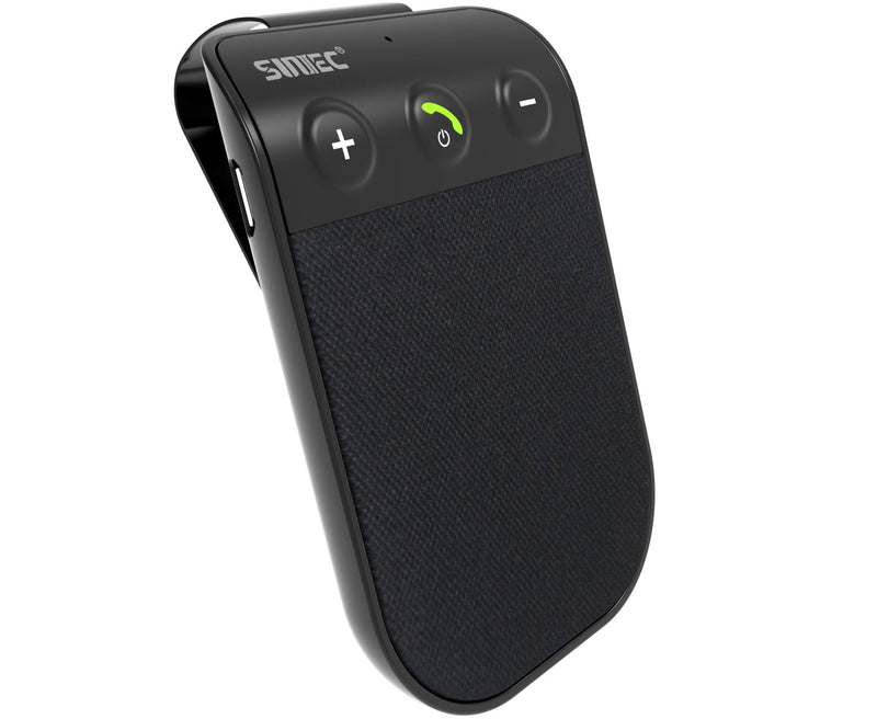 Bluetooth Speaker for Car Handsfree Talking, Cell Phone, Auto Power On Off | Hands Free Bluetooth Car Speaker Phone Kit with Visor Clip, Support Siri Voice Assistant