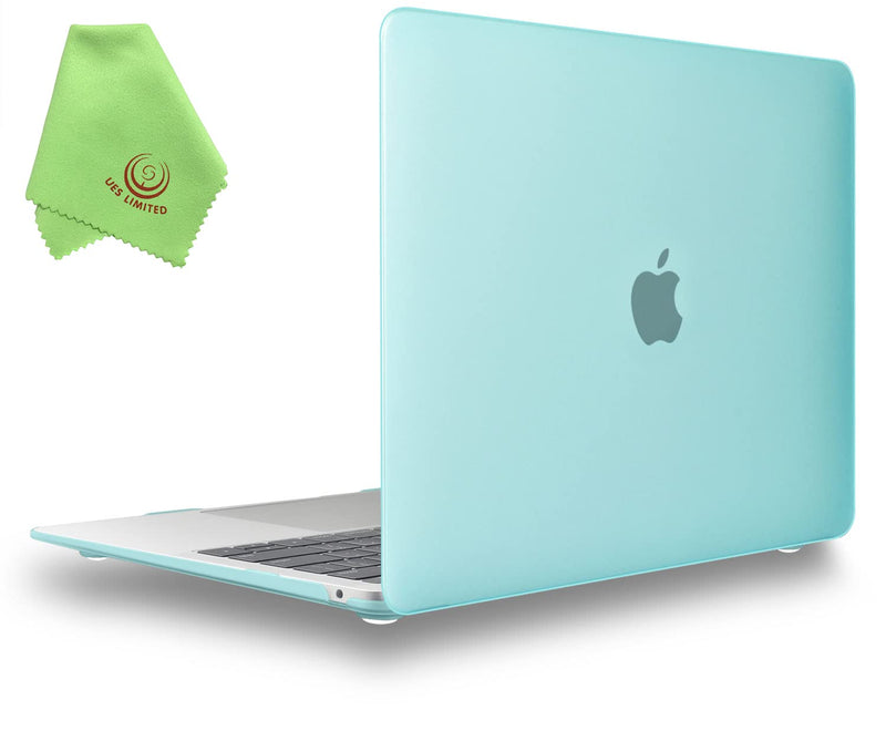 UESWILL 2022 2021 MacBook Air 13 inch Case A2337 M1 A2179 A1932, Hard Shell Case Cover Compatible with MacBook Air 13 inch with Retina Display & Touch ID (2018-2022), Green 2018-2022 Air 13" (M1 A2337/A1932/A2179)