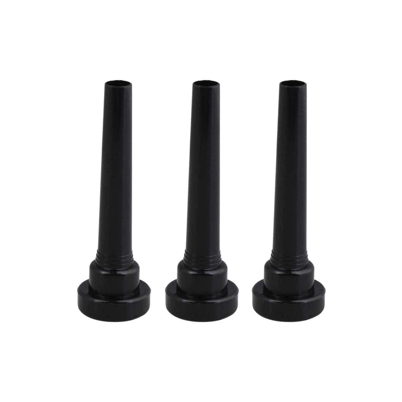 3pcs Trumpet Mouthpiece 3C 5C 7C Classic Shape Black Plastic Mouthpiece Trumpet Accessories Parts