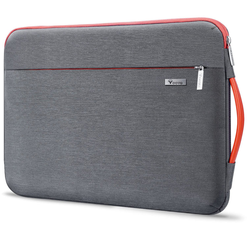 Voova Laptop Sleeve Case 15.6 16 Inch, 360° Protective Computer Carrying Bag Cover Compatible with MacBook Pro/Max 16 M3 M2 M1 2023-2019,Dell XPS 15,15-16" Hp Lenovo Acer Asus with Organizers,Grey 15.6-16 Inch Grey