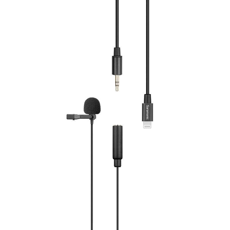 [AUSTRALIA] - Saramonic LavMicro U1A | Lavalier Microphone with Lightning for Apple iPhone, or iPad with a Built-in 6.6-Foot (2m) Cable for Vlogging, Interviews, YouTube, TikTok, Live Streaming Lightning - 6.6' 