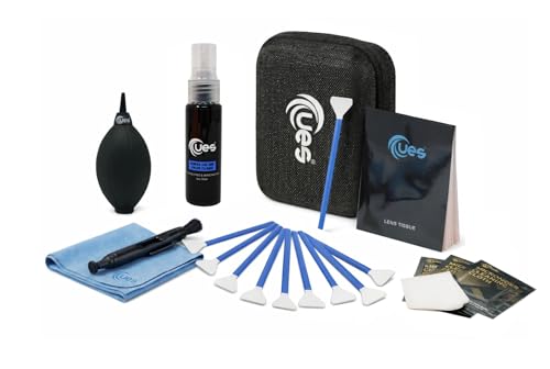 UES 21-in-1 Professional Full Frame Camera Cleaning Kit with a Travel Case Full-Frame Cleaning Kit Travel Kit