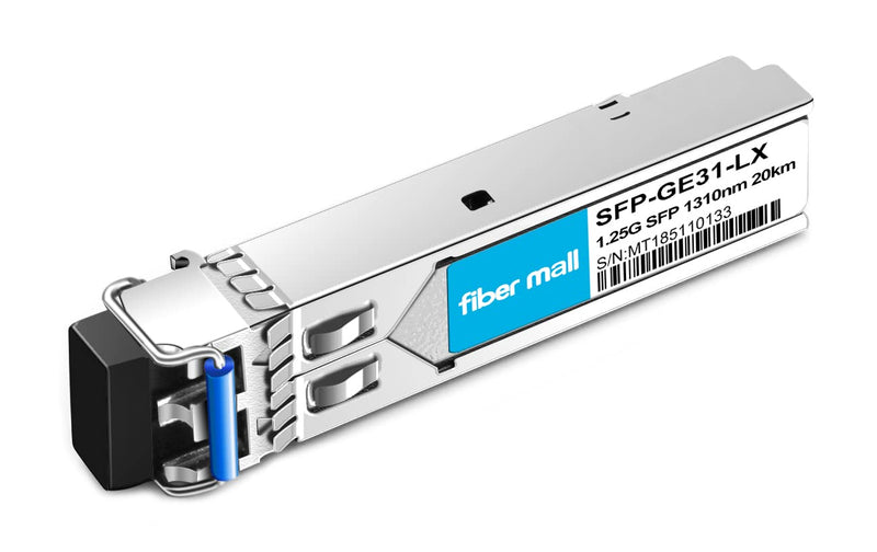 Fiber Mall 1G SFP LX for Palo Alto Networks PAN-SFP-LX 1000BASE-LX/LH SMF 1310nm 20km/10km LC DOM Transceiver Module 1000Base-LX：20km