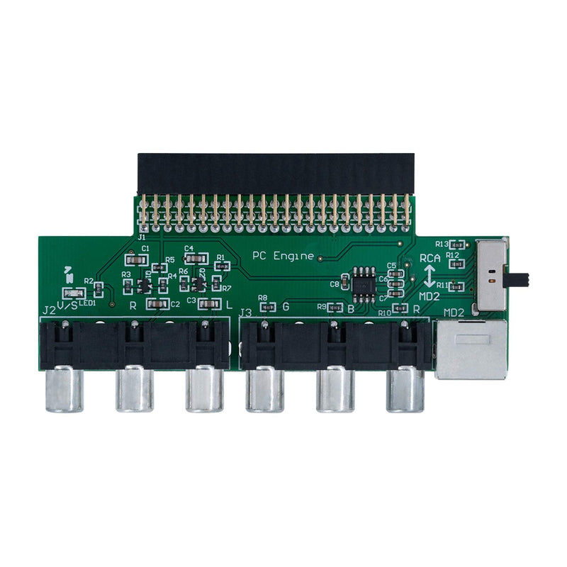 [AUSTRALIA] - Mcbazel RGBS Video Booster Audio Converter Signal Output PCB Board for NEC PCE PC Engine Grafx 