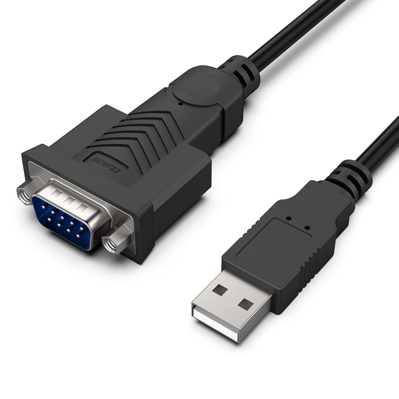 USB to Serial Adapter, Benfei 6 Feet USB to RS-232 Male (9-pin) DB9 Serial Cable, Prolific Chipset, Windows 10/8.1/8/7, Mac OS X 10.6 and Above