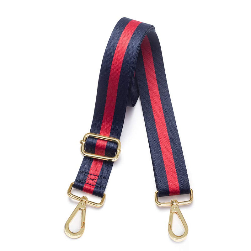 Kolti Purse Strap Replacement Crossbody Handbag Stripe Wide Adjustable Gold Buckle-15