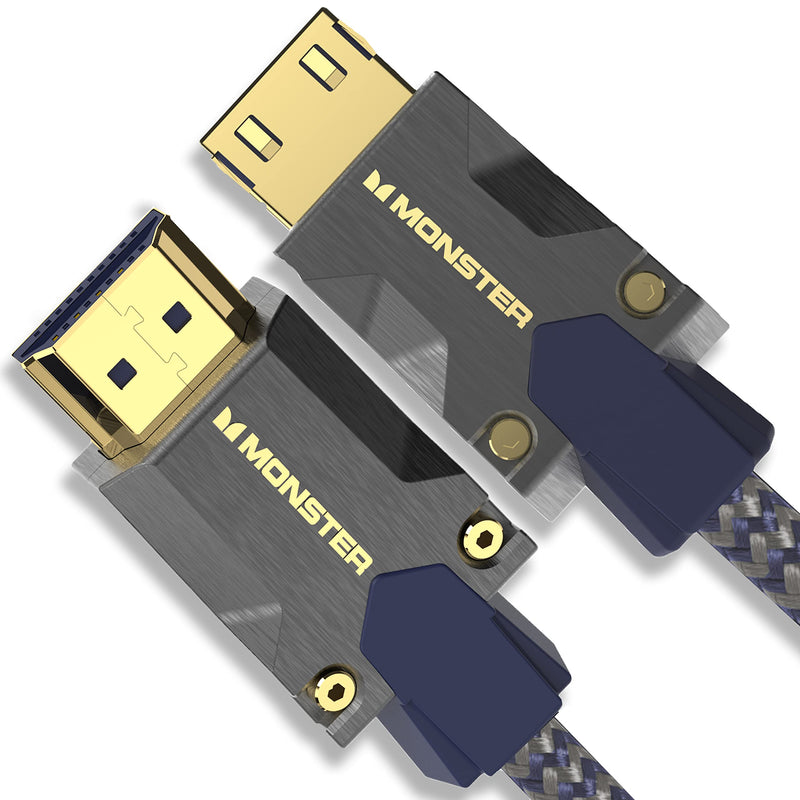 Monster M3000 Ultra High Speed HDMI Cable 4.9 ft, 8K 60Hz, 48 Gbps, HDR, ARC/eARC, 7.1 Audio, Braided Duraflex Jacket, Gold Plated Connectors, HDMI Cable for TV, Gaming, Monitor, Soundbar