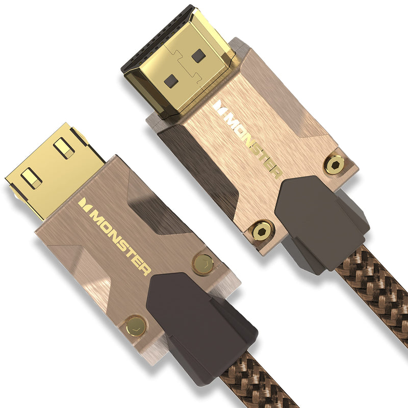 Monster M-Series Certified Premium HDMI Cable 2.0, High-Speed 22.5 Gbps, 4K UHD 60Hz, Triple-Layer Shielding, Duraflex Jacket, HDMI Cable for TV, Monitor, Gaming, PC, 16.4 ft 16.4-Feet