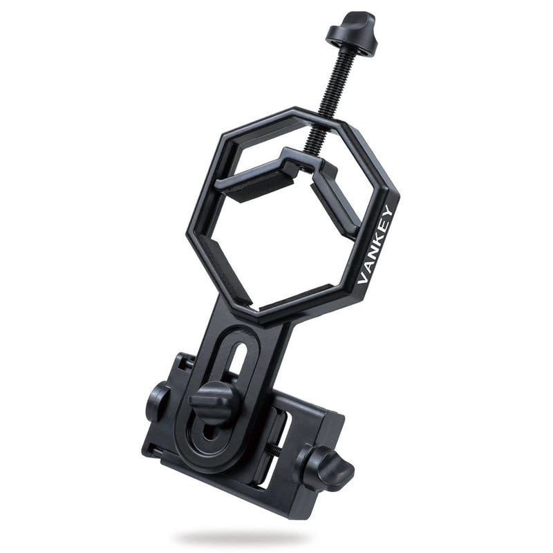 Large Telescope Phone Mount, Metal Phone Adapter for Spotting Scope, Monocular, Binocular - Fits iPhone, Samsung and More Smartphone (Bluesky V1-L) Large Size