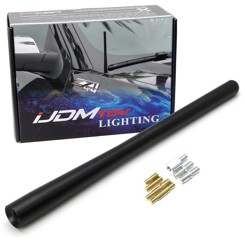 [AUSTRALIA] - iJDMTOY 7-Inch Matte Black Metal Short Radio Antenna Topper Compatible with Chevrolet Silverado GMC Sierra 1500 2500 3500 Colorado Canyon, etc 