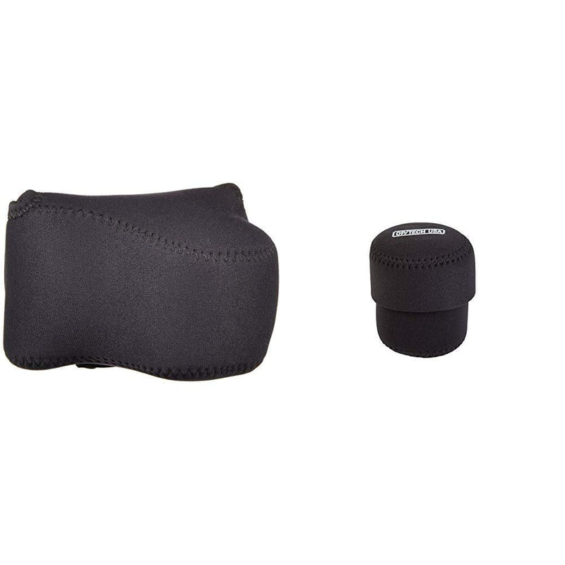OP/TECH USA Soft Pouch Rangefinder (Black) & USA 7801032 Fold-Over Pouch 253 (Black)