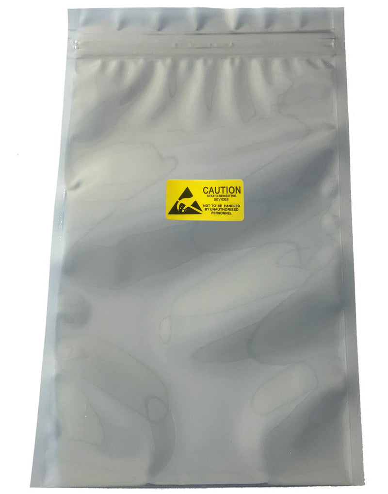 Daarcin Anti Static Bags,ESD Bags,10pcs 11.8x15.7in(30x40cm) Resealable Large Size for Motherboard HDD with10pcs Labels and Electronic Device,Antistatic Bags for Graphics Card 10pcs 11.8x15.7in/30x40cm