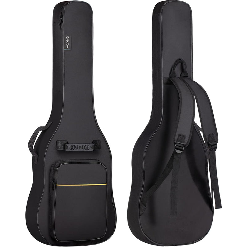 CAHAYA Electric Guitar Bag Gig Bag 6mm Padding Backpack Padded Soft Guitar Case Black CY0226 Electric Bag