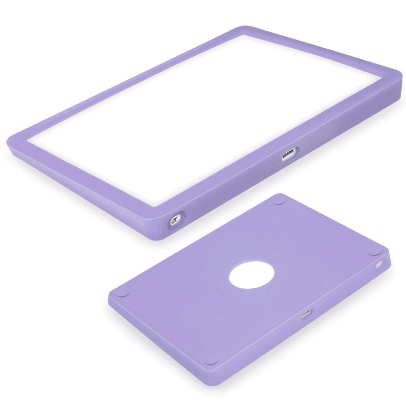 Silicone case for Magic Trackpad 2 Silicon case for Apple Wireless Touchpad Apple Trackpad Protective Cover，Anti-dust and Anti-Scratch Washable Wear-Resistant Silicone Skin (Lavender Grey) Lavender Grey