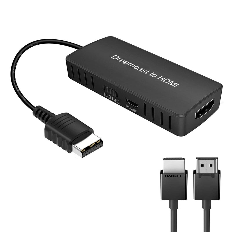 [AUSTRALIA] - Y.D.F Dreamcast to HDMI Converter Supports 16:9/4:3 Switching, HD Link Cable for Sega Dreamcast, HDMI Cable for Sega Dreamcast (Sega DC) 
