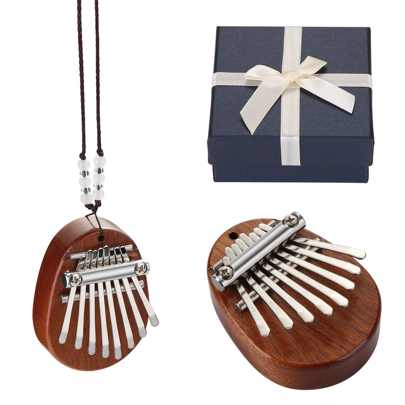 [AUSTRALIA] - Mini Kalimba 2 Packs with Case, Fixm 8 Keys Finger Thumb Piano Great Gifts for Kids, Adults and Beginners 