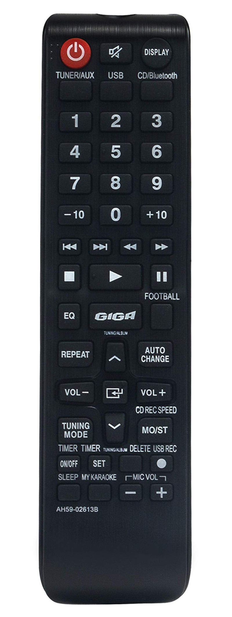 AH59-02613B Replaced Remote fit for Samsung Mini Compact System MXH630 MX-H630 MX-H730 MXH730 MXH835 MX-H835 MX-H630/ZA MX-H730/ZA