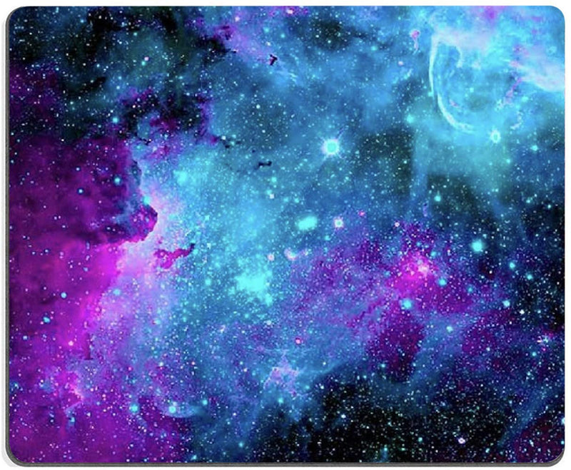 Gaming Mouse Pad,Blue Purple Galaxy Nebula Universe Space Mouse Pad Non-Slip Rubber Base Mouse Pads for Computers Laptop Office, 9.5"x7.9"x0.12" Inch(240mm x 200mm x 3mm)