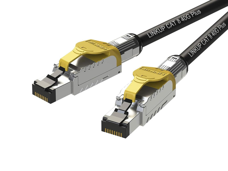 LINKUP Cat 8 Ethernet Cable | Long Internet Cord | High Speed LAN Connection | RJ45 connectors | Use with Cat 5/ Cat 6/ Cat 7 | Optimal for Gaming