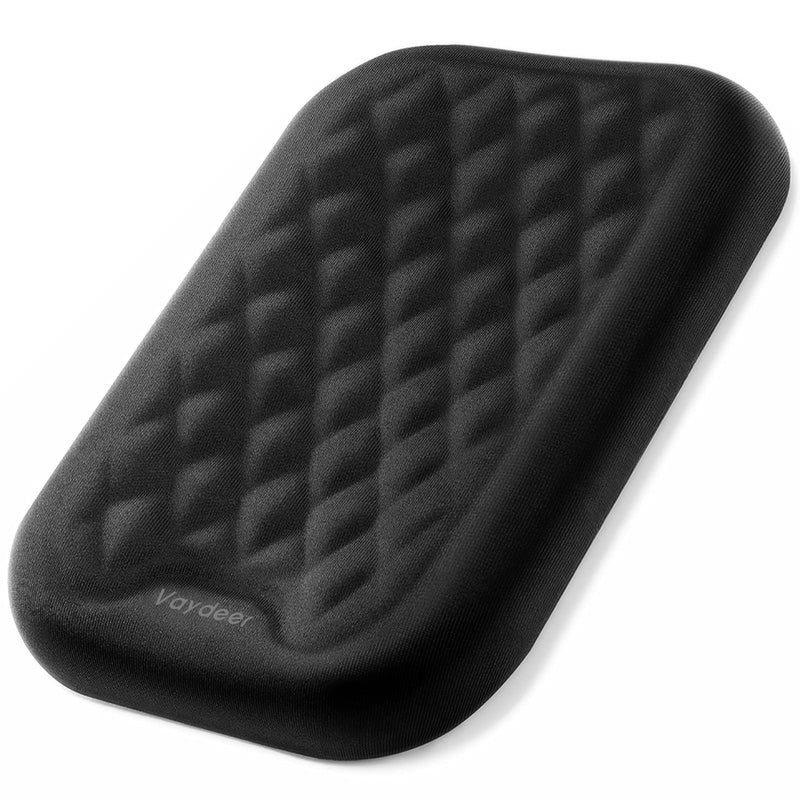 VAYDEER Ergonomic Wrist Rest Pad Armrest Pad Elbow Rest Pad, Prevent Hands Becoming 'Mouse Hand' Relieve Elbow Pain Computer Armrest Arm Wrist Rest Support Mouse Pad for Desk(6.3X4.3X0.76inches Black) Medium arm rest x 1pc