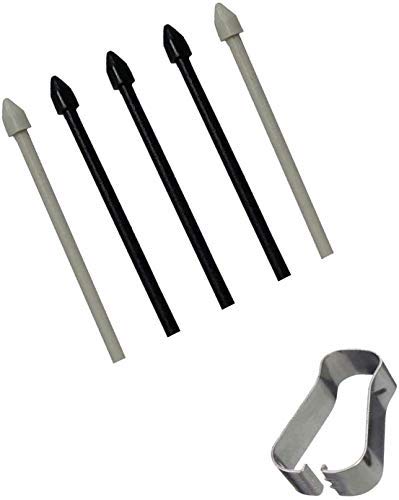 Ubrokeifixit Tab S6 Lite Touch Stylus S Pen Replacement Tips/Nibs for Samsung Galaxy Tab S6 Lite 10.4" SM-P610 SM-P615 2020",with Removal Tweezer (P610-Tips/Black)